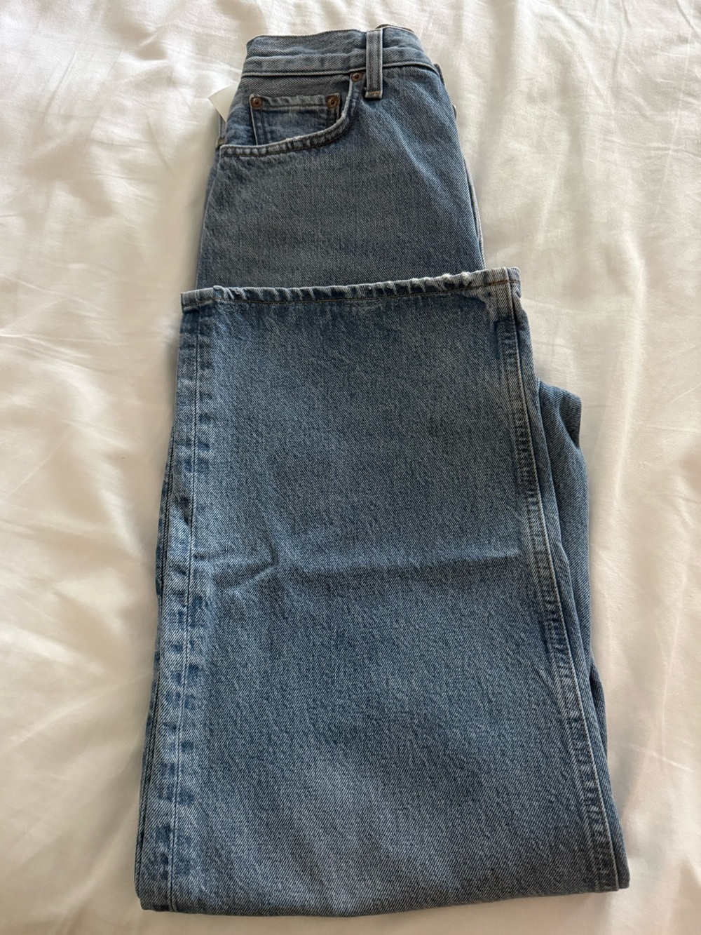 Agolde Low Slung Baggy Jeans 30.5’ in LIBERTINE size 24 NWOT - Picture 3 of 6